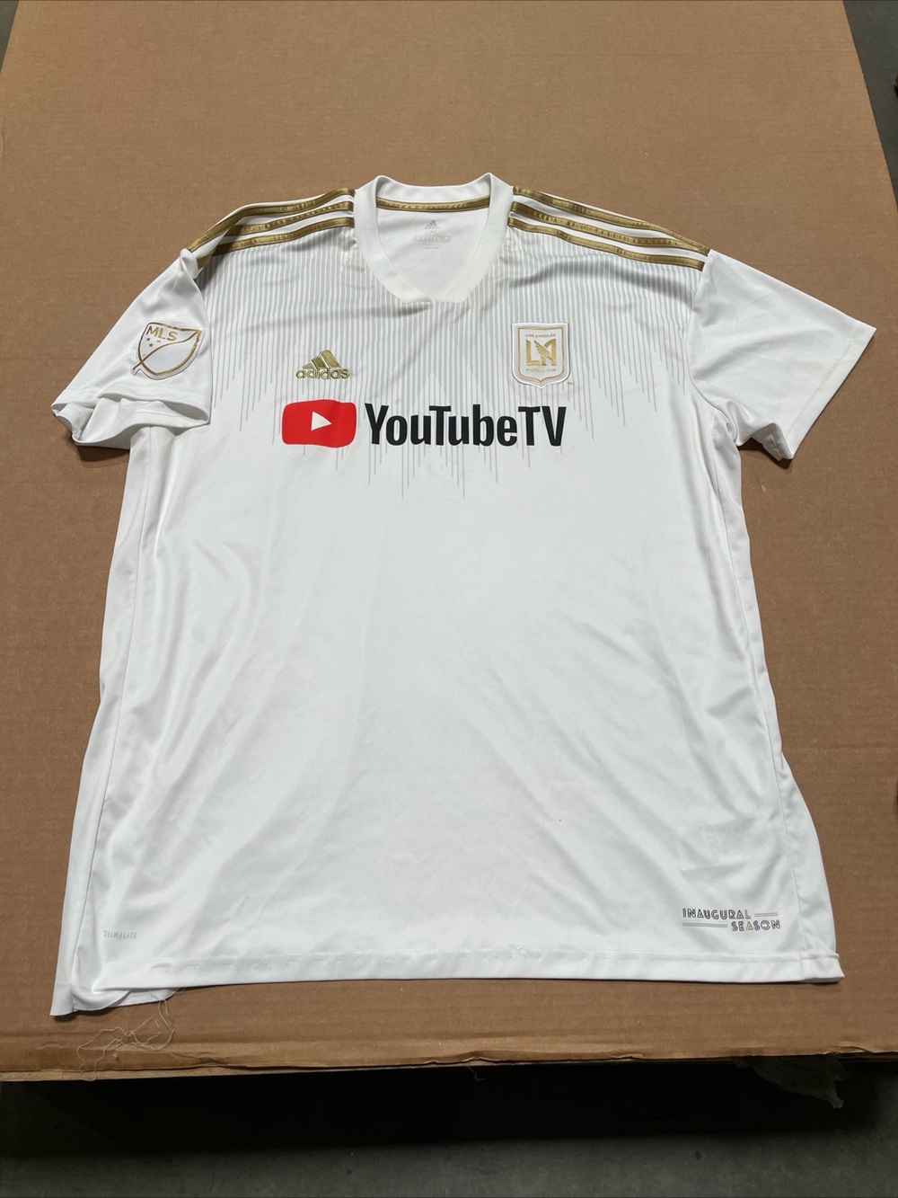 Adidas MLS LAFC 2018 Inaugural Season Men’s Jersey SZ 2XL